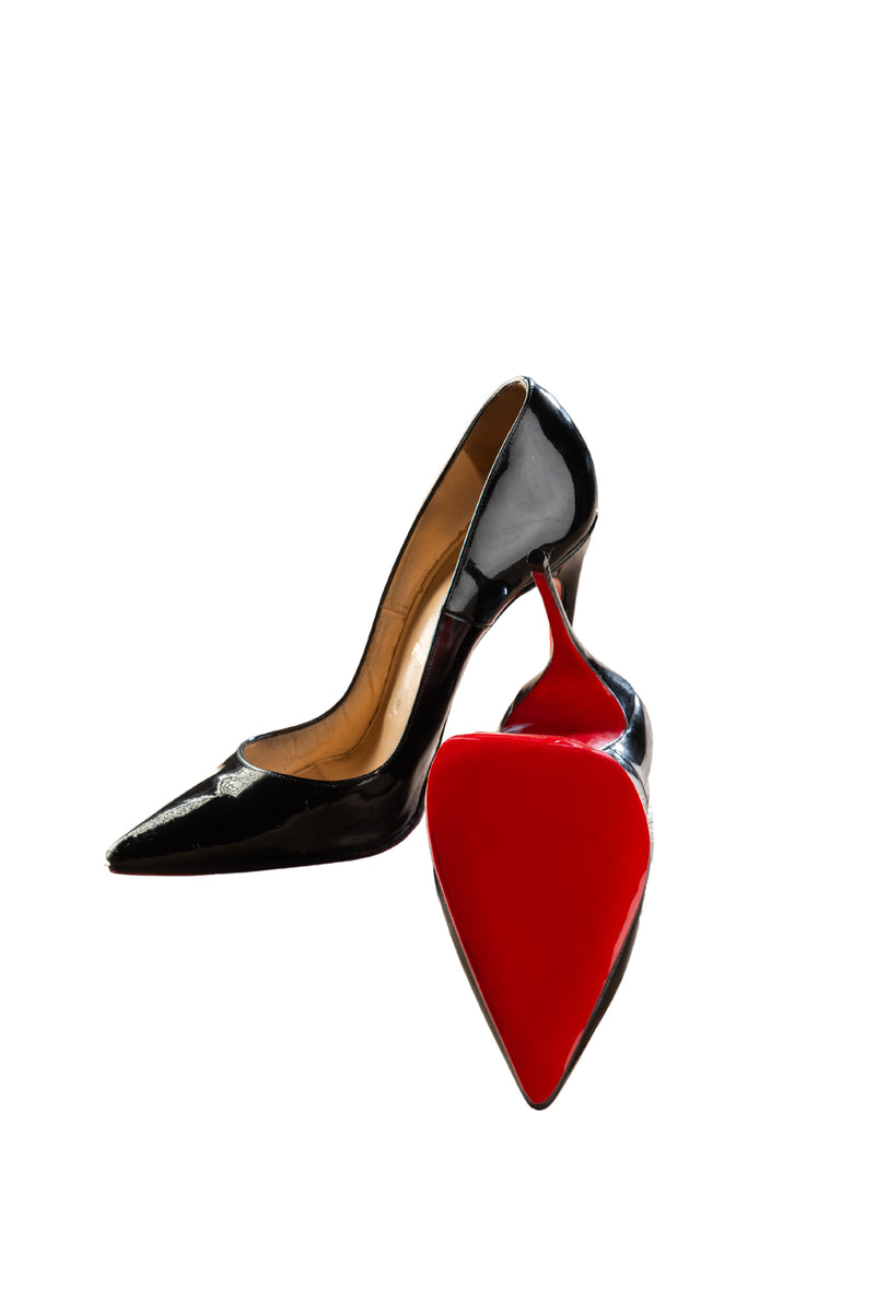 Leather Pumps Stiletto Red Bottom Shoes Christian Louboutin Shoe