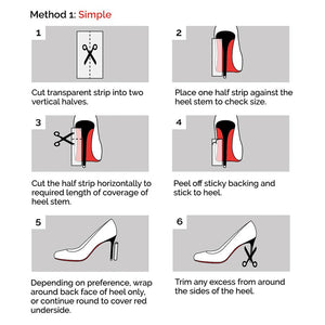 Heel Protectors for Louboutin Shoes